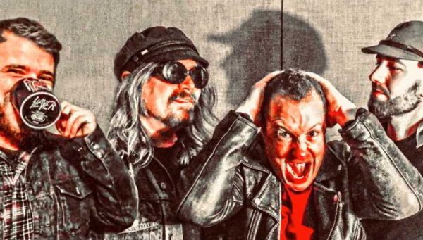 Little Villains four piece line up at Invada