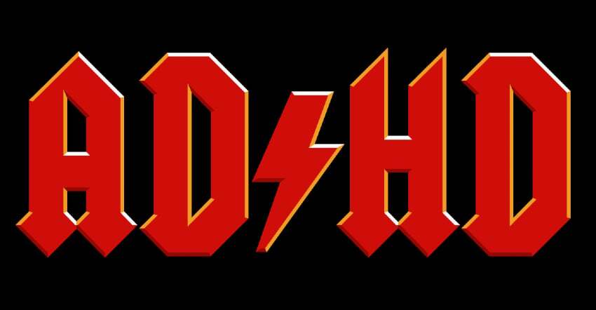 Music 28 AD/HD AC/DC tribute band logo