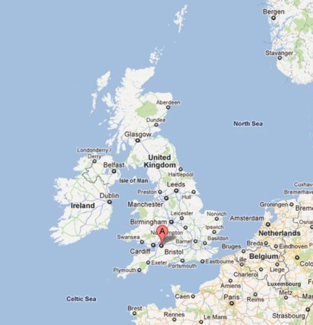 Bristol UK map