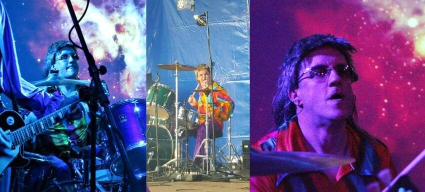 Music 24 Chris Fielden drummer in 70s band 3 Day Week