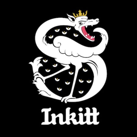 Inkitt Logo white on black