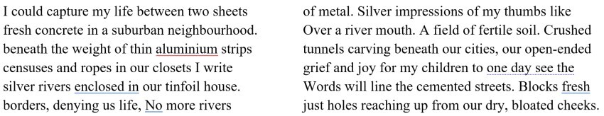 Two Sheets by Lauren Goulette