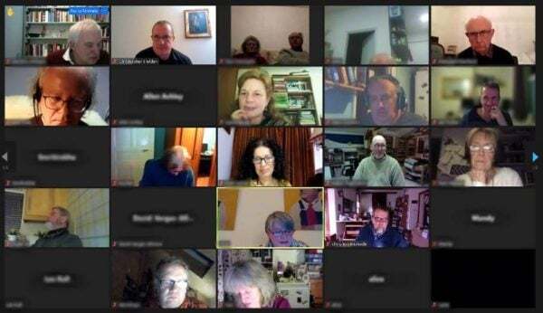 81 Words Flash Fiction Anthology book launch Zoom screenshot