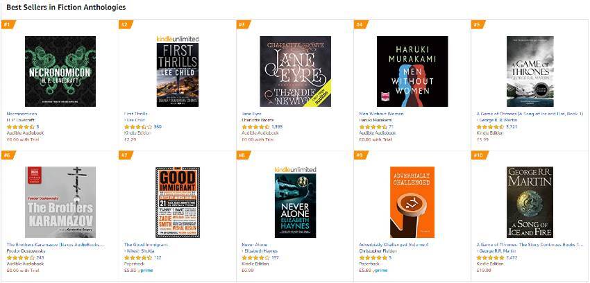 Adverbially Challenged Volume 4 top 10 on Amazon